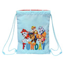 Rucksacktasche mit Bändern The Paw Patrol Funday Rot Hellblau (26 x 34 x 1 cm)