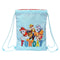 Rucksacktasche mit Bändern The Paw Patrol Funday Rot Hellblau (26 x 34 x 1 cm)