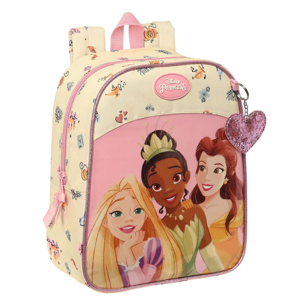 Kinderrucksack Princesses Disney Magical Beige Rosa (22 x 27 x 10 cm)