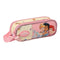 Zweifaches Mehrzweck-Etui Princesses Disney Magical Beige Rosa (21 x 8 x 6 cm)