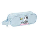 Zweifaches Mehrzweck-Etui Snoopy Imagine Blau (21 x 8 x 6 cm)