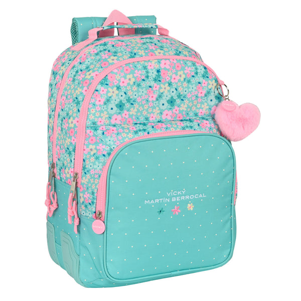 Schulrucksack Vicky Martín Berrocal Mint paradise Minze (32 x 42 x 15 cm)