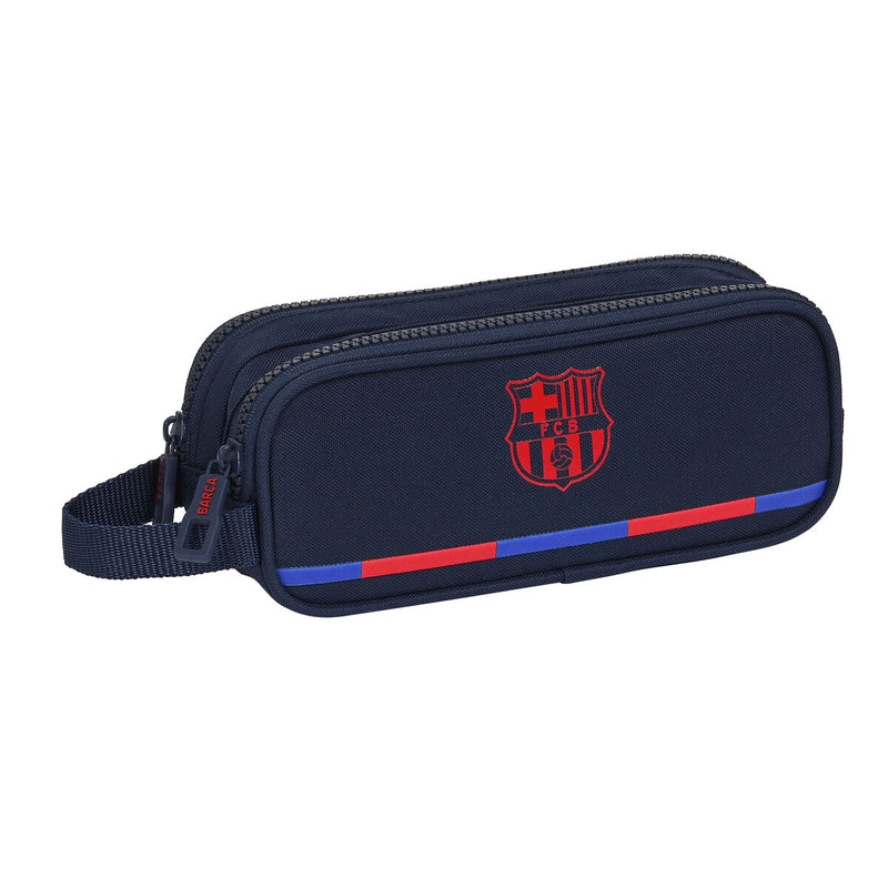 Zweifaches Mehrzweck-Etui F.C. Barcelona Marineblau (21 x 8 x 6 cm)