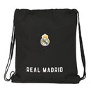 Rucksacktasche mit Bändern Real Madrid C.F. Schwarz (35 x 40 x 1 cm)