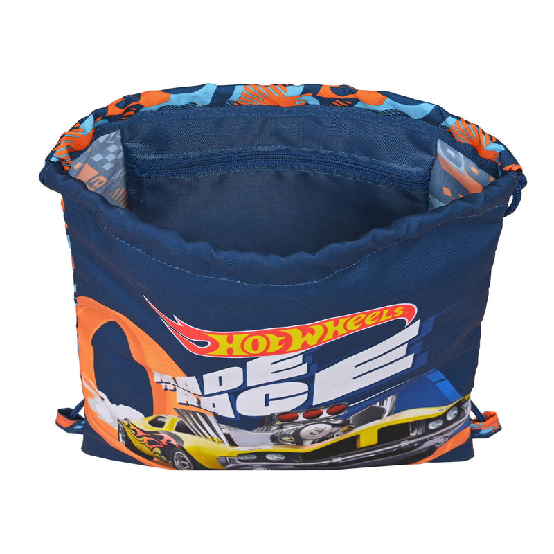 Rucksacktasche mit Bändern Hot Wheels Speed club Orange (26 x 34 x 1 cm)