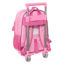 Schulrucksack mit Rädern Barbie Girl Rosa (26 x 34 x 11 cm)