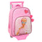 Schulrucksack mit Rädern Barbie Girl Rosa (26 x 34 x 11 cm)