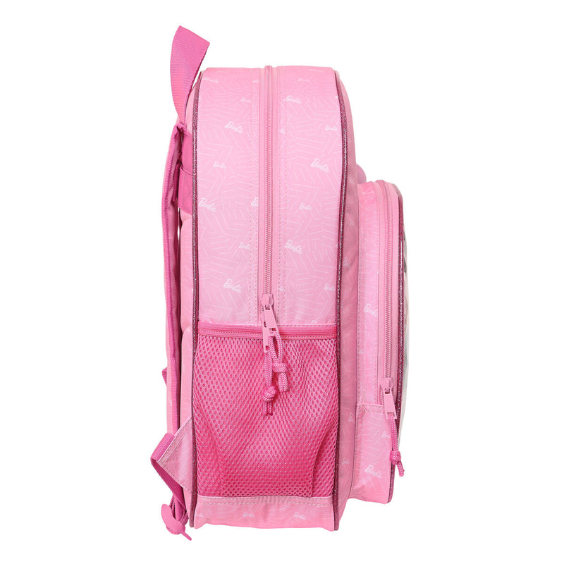 Schulrucksack Barbie Girl Rosa (32 x 38 x 12 cm)