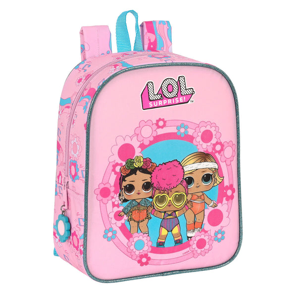 Kinderrucksack LOL Surprise! Glow girl Rosa (22 x 27 x 10 cm)