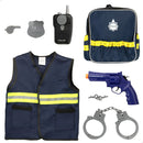 Kinderrucksack Action Power Polizei 8 Stücke