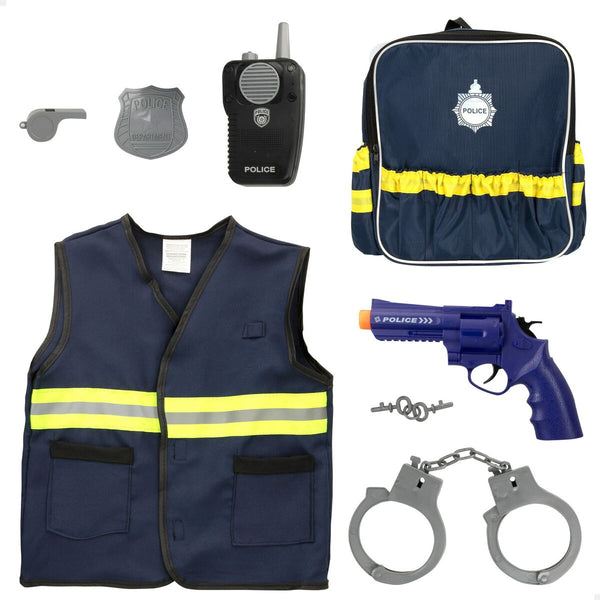 Kinderrucksack Action Power Polizei 8 Stücke