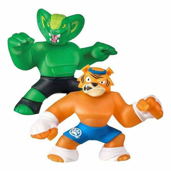 Actionfiguren Heroes Goo Jit Zu Bandai (2 pcs)