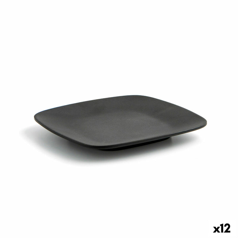 Teller Quid Select Schwarz Kunststoff Melamine (14,3 x 1,5 cm) (Pack 12x)