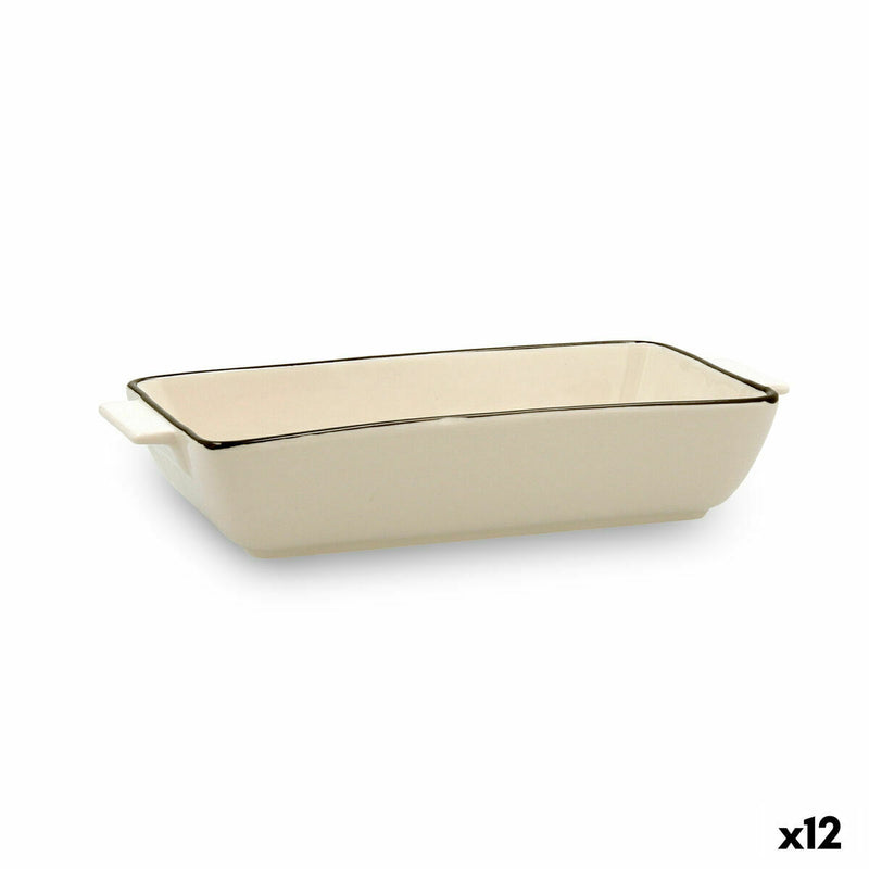 Kochtopf Quid Cocco aus Keramik Weiß (23 x 11 x 4,5 cm) (Pack 12x)