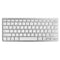 Tastatur Silver HT Teclado Inalámbrico Colors Edition - Blanco Qwerty Spanisch Silberfarben