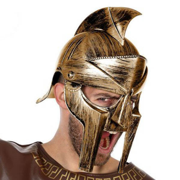 Römischer Helm Gladiator Golden