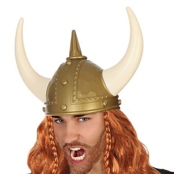 Wikinger-Helm Golden Hörner