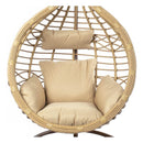 Sessel DKD Home Decor Beige Aluminium Rattan (100 x 70 x 185 cm)