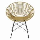 Esszimmerstuhl DKD Home Decor Metall Rattan (72 x 64 x 78 cm)