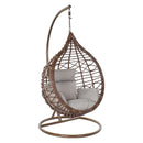 Havestol DKD Home Decor Grau Polyester Synthetischer Rattan Aluminium (100 x 70 x 185 cm) (90 x 70 x 110 cm)