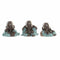 Deko-Figur DKD Home Decor Harz Mönch (3 pcs) (10 x 7.5 x 8.5 cm)