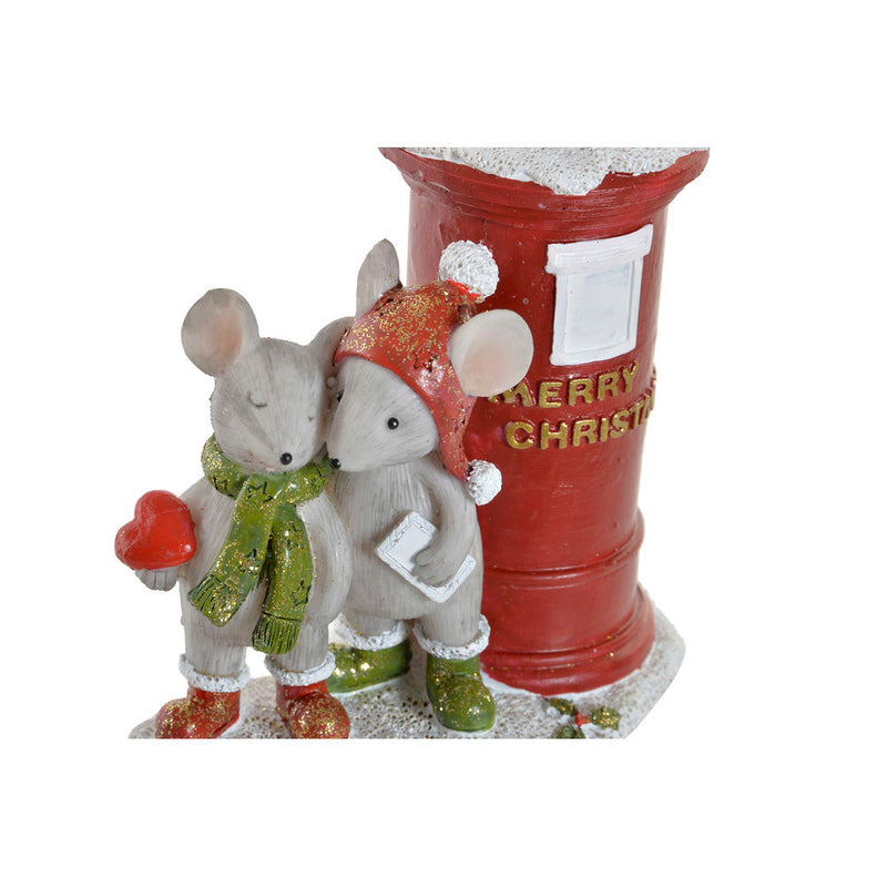 Deko-Figur DKD Home Decor Harz Mouse (10 x 6.5 x 11.5 cm)