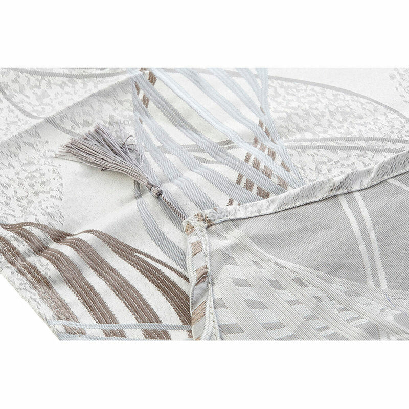 Tischläufer DKD Home Decor Grau Polyester (35 x 135 x 135 cm)