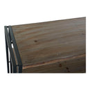 TV-Möbel DKD Home Decor Schwarz Metall Tanne (145 x 40 x 86 cm)