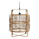 Deckenlampe DKD Home Decor Bambus Rattan (37 x 37 x 46 cm)