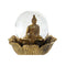 Deko-Figur DKD Home Decor Harz Kristall Buddha (4 pcs) (9.5 x 9.5 x 8.5 cm)