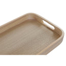 Tablett für Snacks DKD Home Decor Holz natürlich Skandinavisch (40 x 30 x 5,5 cm) (2 Stücke)