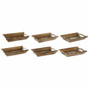 Couchtisch DKD Home Decor Aluminium Mango-Holz (6 pcs) (24 x 15.5 x 4 cm)