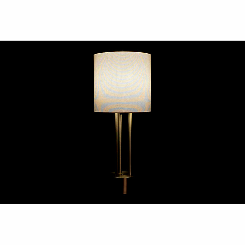 Tischlampe DKD Home Decor Golden Weiß 220 V 50 W (28 x 28 x 67 cm)