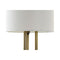 Tischlampe DKD Home Decor Golden Weiß 220 V 50 W (28 x 28 x 67 cm)