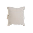 Kissen DKD Home Decor Polyester Baumwolle Weiß Randbereich Boho (45 x 10 x 45 cm) (2 Stück)
