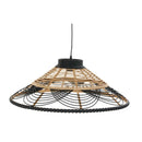 Deckenlampe DKD Home Decor natürlich Schwarz zweifarbig 220 V 50 W (62 x 62 x 22 cm)