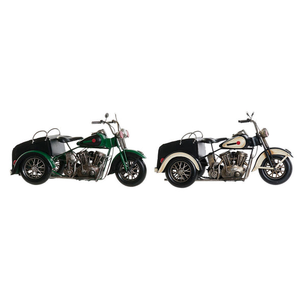 Deko-Figur DKD Home Decor Motorrad Vintage (2 pcs) (16 x 37 x 19 cm)