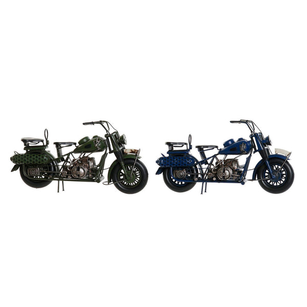 Fahrzeug DKD Home Decor Motorrad Vintage (2 pcs) (34 x 12 x 17 cm)