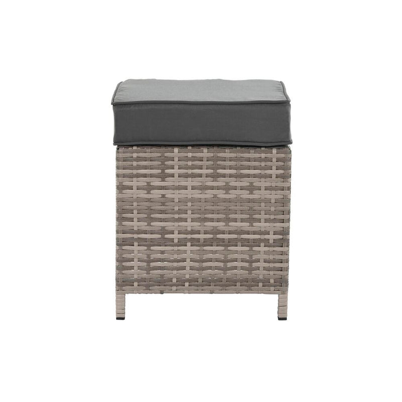 Gartenbank DKD Home Decor Kristall Polyester Synthetischer Rattan (190 x 190 x 80 cm)