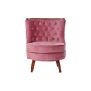 Sitz DKD Home Decor Rosa Holz Polyester (65 x 69 x 80 cm)