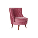 Sitz DKD Home Decor Rosa Holz Polyester (65 x 69 x 80 cm)