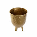 Blumentopf DKD Home Decor Golden Metall (20 x 18,5 x 44 cm)