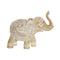 Deko-Figur DKD Home Decor Elefant natürlich Harz (18 x 8 x 15 cm)