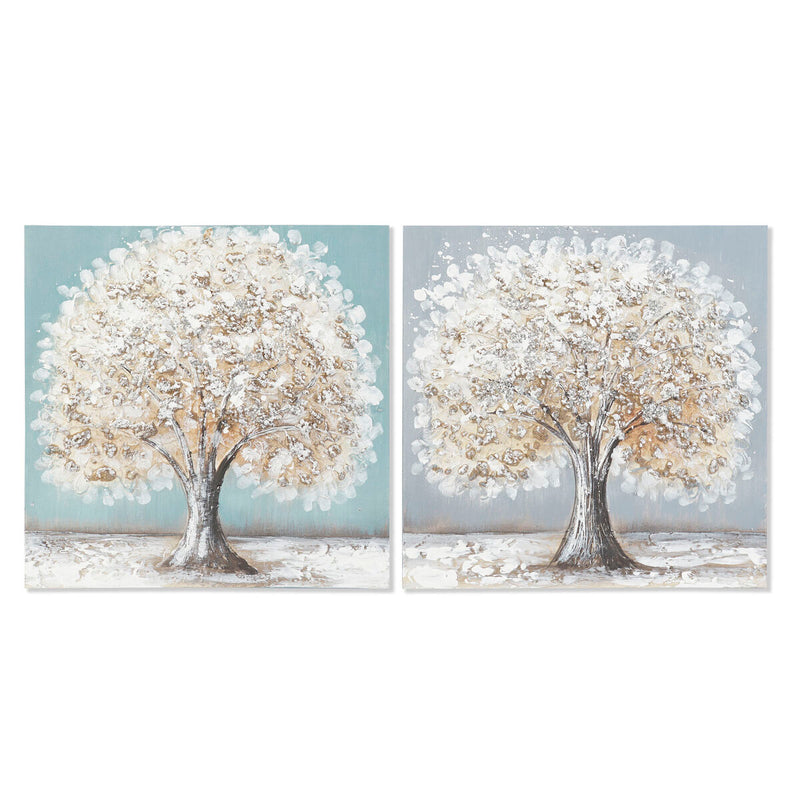 Bild DKD Home Decor Baum Traditionell (40 x 2,5 x 40 cm) (2 Stück)