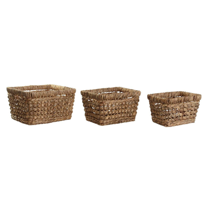 Korb-Set DKD Home Decor Faser (41 x 37 x 24 cm)