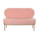 Sofa DKD Home Decor Rosa Metall (120 x 61 x 79 cm)