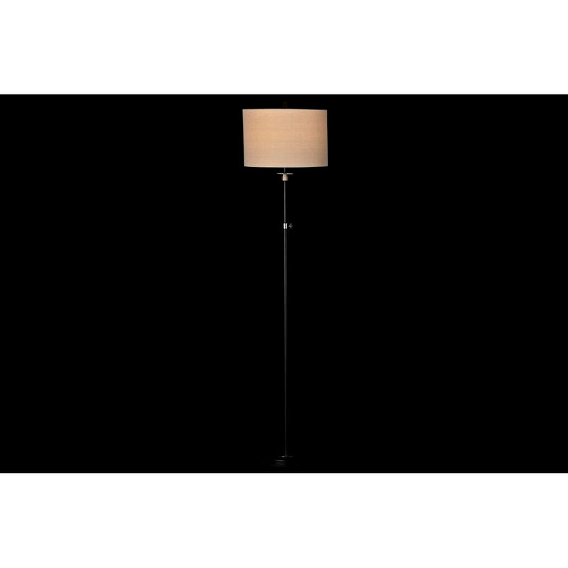 Stehlampe DKD Home Decor Schwarz Beige Metall Polyester Moderne (38 x 38 x 168 cm)