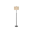 Stehlampe DKD Home Decor Schwarz Beige Metall Polyester Moderne (38 x 38 x 168 cm)