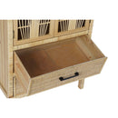 Schubladenschrank DKD Home Decor natürlich Braun Rattan (61 x 34 x 108 cm) (61,5 x 35 x 109 cm)