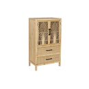 Schubladenschrank DKD Home Decor natürlich Braun Rattan (61 x 34 x 108 cm) (61,5 x 35 x 109 cm)